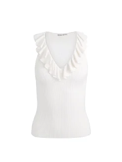 MARNIE RUFFLE TANK
