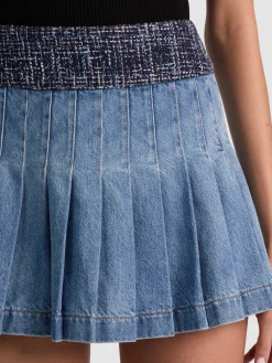 MERA DENIM MINI SKIRT