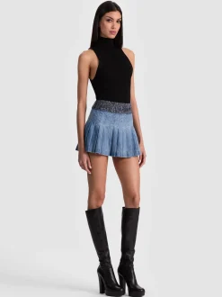 MERA DENIM MINI SKIRT