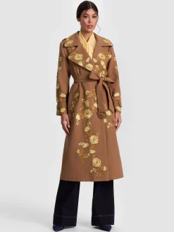 NEVADA EMBROIDERED TRENCH COAT