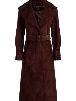 NEVADA SUEDE TRENCH COAT