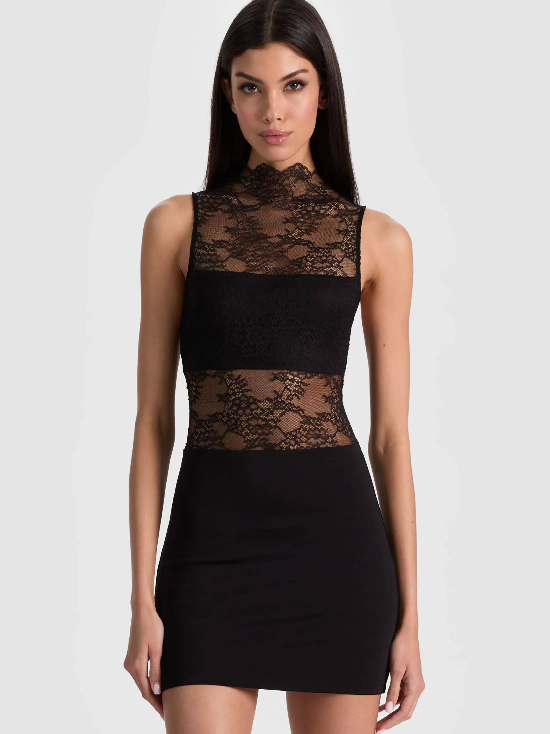 NICHOL LACE MINI DRESS