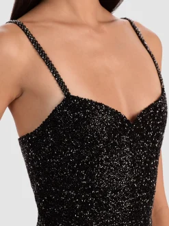 NINA EMBELLISHED BUSTIER TOP