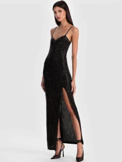 NINA EMBELLISHED MAXI DRESS