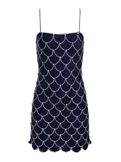 NINA EMBELLISHED MINI DRESS