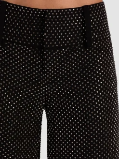 OLIVIA EMBELLISHED WIDE LEG PANT