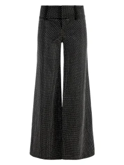 OLIVIA EMBELLISHED WIDE LEG PANT