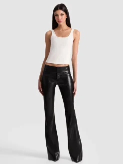 OLIVIA VEGAN BOOTCUT PANT
