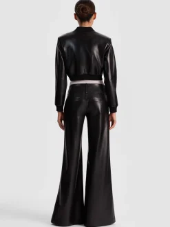 OLIVIA VEGAN WIDE LEG PANT