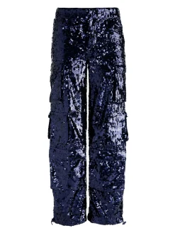 OLYMPIA SEQUIN CARGO PANT