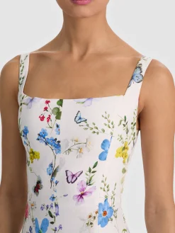 POLLY FLARED MIDI DRESS