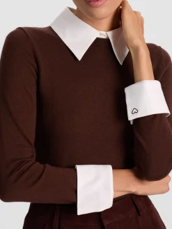 PORLA COLLARED SWEATER