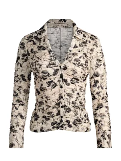 PORTIA MESH BUTTON DOWN