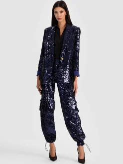 QUINCY SEQUIN BLAZER