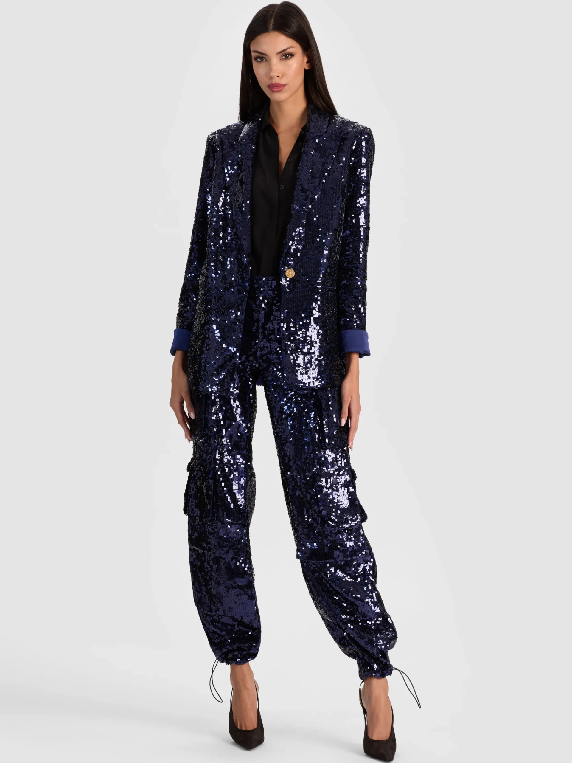 QUINCY SEQUIN BLAZER