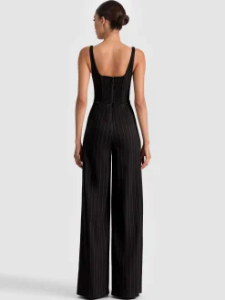 REBECCA TAILORED VEST JUMPSUIT