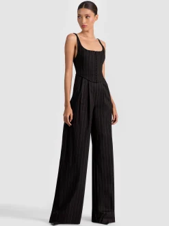 REBECCA TAILORED VEST JUMPSUIT