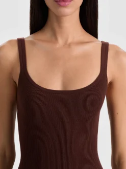 SHANA RIBBED TANK DRESS