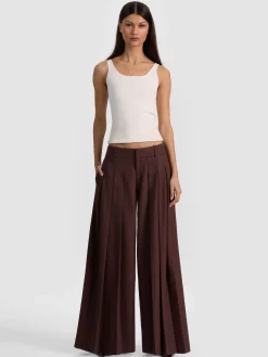 SIMON PLEATED TROUSER
