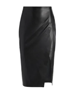 SIOBHAN VEGAN MIDI SKIRT