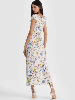 TARA MIDI SLIP DRESS