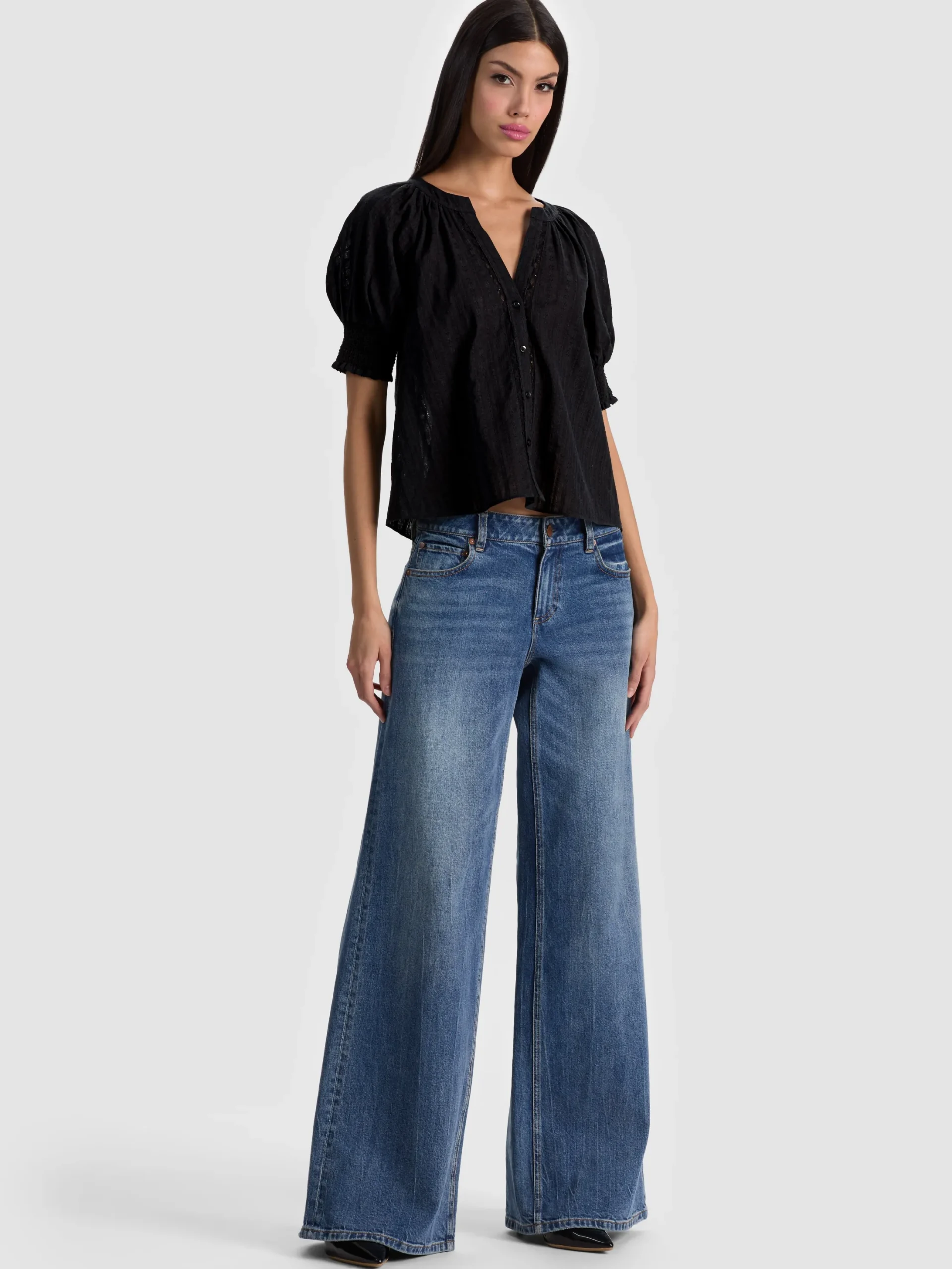 THALIA BUTTON DOWN BLOUSE