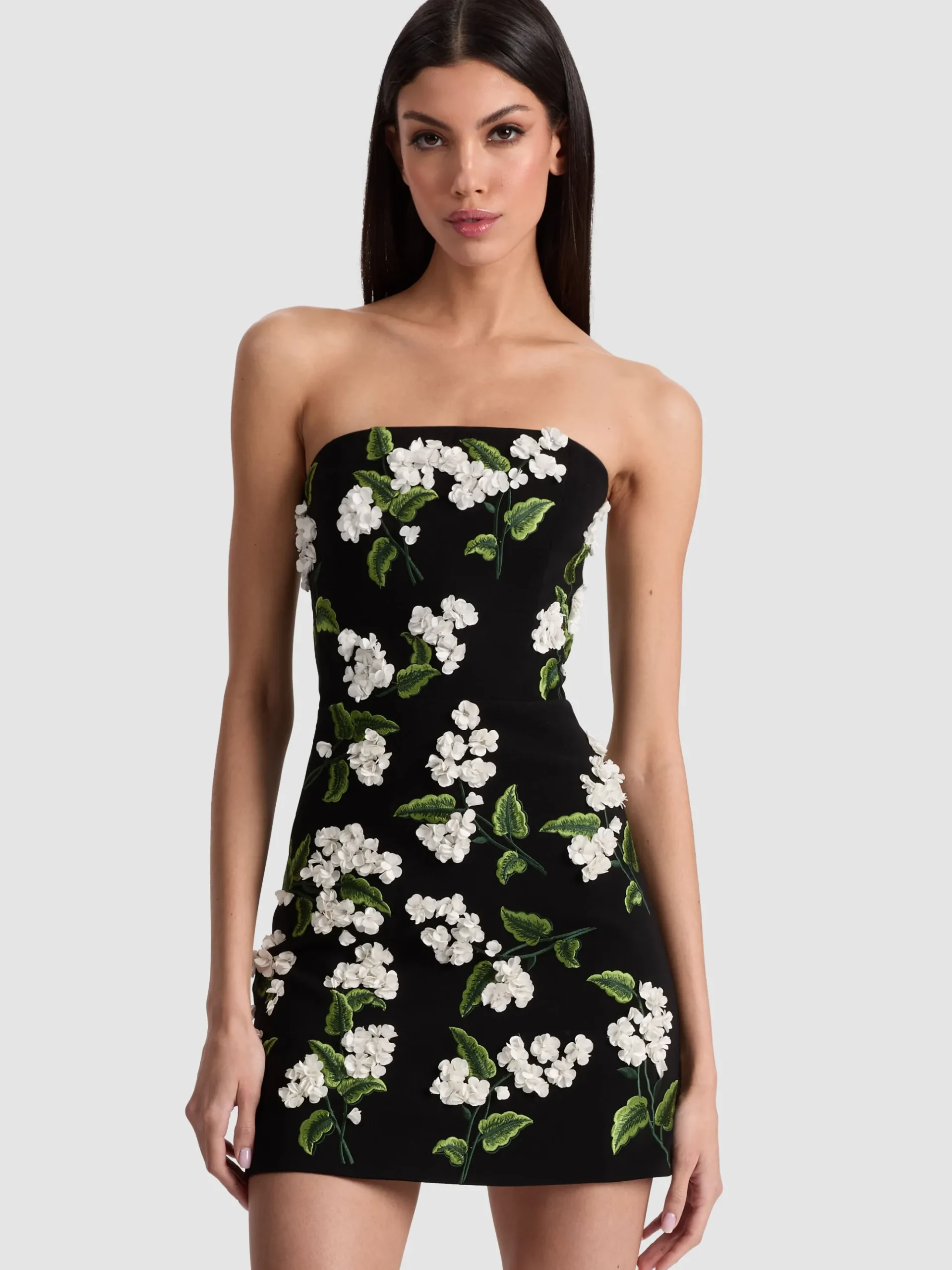 VELIA EMBELLISHED MINI GOWN